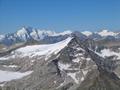 Vor dem bergang genieen wir aber noch ausfhrlich die gewaltigen Ausblicke - vor allem der Blick ber den Sonnblick hinweg zum Groglockner nimmt uns gefangen.