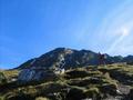 Beim Aufstieg zur Schoberspitze ...