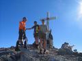 Das Gipfelkreuz beim Breithorn ist auf Grund der relativ einfachen Erreichbarkeit vom Riemannhaus aus gut besucht