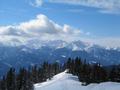 Der Blick nach Westen in die heute h�ufig wolkenbedeckten Rottenmanner Tauern (dort war ich gestern unterwegs) zeigt mir, dass ich mein heutiges Tourenziel in den Eisenerzer Alpen goldrichtig ausgew�hlt habe.
