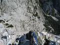 ... und wage vor meinem Aufbruch einen Blick vom Felsrand in die schaurig-schne ghnende Leere ...