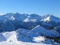 Blick nach Westen in die Rottenmanner Tauern.