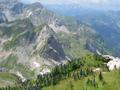 ... mit schnem Tiefblick zum Wildsee. Links hinten (mit Schneefeldern) erkennt man den Gipfel der Vorderen Growandspitze, die ich am 22.04.2006 mit Tourenschi erklommen habe.