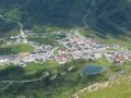 ... ein Blick in die Tiefe nach Obertauern erfreut das Auge ebenso ...