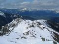 Blick vom Zinken nach Norden hinaus nach Grbming - darber die Kammspitze.