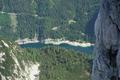 Tiefblick zum Vorderen Gosausee.