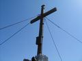 Beim Gipfelkreuz am Angerstein.