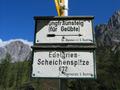 Ein kurzes Stck gehe ich nun wieder am Jungfraunsteig entlang. 