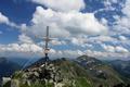 Das Gipfelkreuz auf der Gamskarlspitze.