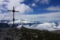 Das Gipfelkreuz am Mittleren Wieselstein - mit 2.300 Metern Hhe der 2. hchste der Wieselssteine.