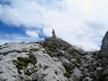 Gelegentliche Farbtupfer und etliche Stoamandln - wer die Augen offen hlt, kann die Route eigentlich nicht verfehlen.