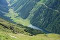 Der Riesachsee zeigt uns nur ein kleines Stck.