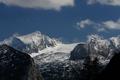 Tolle Ausblicke auf den Gletscher am Dachstein-Plateau.