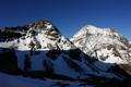 Das Kleine Gangl (links) sieht aus dieser Perspektive fast hher aus als der um 400 Meter hhere Hochgolling (rechts)