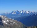 Im Nordwesten das Dachsteingebirge ...