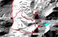 Der unerwartete Touren-Rundweg. Eigentlich sollte das ursprngliche Tourenziel irgendwo zwischen Gollinghtte und Gollingwinkel liegen. Die Neugierde und die Suche nach immer besseren Foto-Standorten bringt mich ostwrts immer hher, bis ich schlielich am Groen Gangl stehe. Das Gipfelkreuz auf der nahen Pllerhhe lockt mich Richtung Nordosten. Und schlielich kann ich nicht widerstehen, auch noch dem Greifenberg einen Sonntagsbesuch abzustatten.Abstieg ber den markierten Wanderweg zurck zur Gollinghtte.