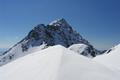 Die Schoberspitze - der nahe Nachbar im Sden.