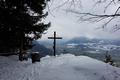 Beim idyllischen Gipfelkreuz am Tressenstein. Gmse waren heute im Gipfelbereich leider keine zu sehen.