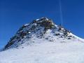 Beim Aufstieg auf die Znachspitze. Sieht eigentlich ganz harmlos aus.