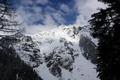 Aus den Steilhngen des Hhenzuges, der vom Schiedeck zur Hochwurzen zieht ...