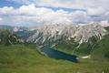 Bei uns aber herrschte freundliches Wetter vor. Sicherheitshalber hatten wir unsere Tour aber ohnehin so eingeteilt, da wir am Nachmittag die Gipfel im Umfeld der schtzenden Htten am Tappenkarsee bewanderten.