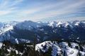 Das vielbesuchte Schigebiet um Leobner und Blaseneck.