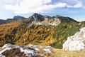 Im Westen der Kufstein - links dahinter die Gipfel der Luserwand.