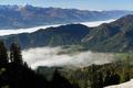 ber Grbming-Winkl beginnt sich der Nebel schn langsam aufzulsen.