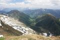 Blick ber die Strickeralm hinaus zu meinem Ausgangspunkt, drauen im Groslktal.