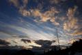 Nur das jetzt die Wolken von der untergehenden Sonne etwas oranger eingef�rbt sind. Zur�ck beim Ausgangspunkt. Den Schneeschuhwanderer haben wir �brigens nicht getroffen.