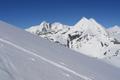 Beinahe unbemerkt schiebt sich der Groglockner ins Blickfeld.