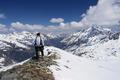 Am Gipfel des Vorderen Moderecks mit Blick Richtung Norden ber das Seidlwinkltal nach Rauris hinaus.