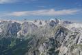 Die Gipfelregion an der Bundesgrenze sterreich-Deutschland.