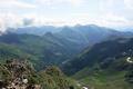 Blick vom Sauofen nach Osten ber das Anstiegsgebiet durch das Katschbachtal.