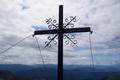 Beim Gipfelkreuz am Rupprechtseck. Habe ich eigentlich schon erwhnt, da fr heute strahlender Sonnenschein prognostiziert wurde ?