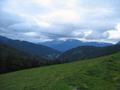 Leider lt das Wetter heute keine bessere Aussicht zu. Blick nach Westen zu Kammspitz und Stoderzinken.