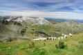 ... im Westen der Giglachsee und darber Lungauer (links) und Steirische (rechts) Kalkspitze.