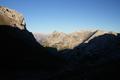 Im Westen berragt der Werfener Hochthron, der schwierigste Wanderberg des Tennengebirges (ber die 