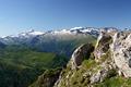 Im Sden die Gletschregionen zwischen Hochalmspitze und Ankogel.