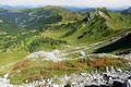 Noch einmal bein Blick ber die Filzmoosalm. Am oberen Bildrand erkennt man das Grndegg, welches Ingrid und ich am 03.02.2006 ber die Kleinarler Htte und den Penkkopf mit Tourenschi besucht hatten