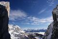 Blick durch die Felsen beim 