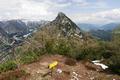 Blick zurck nach Osten zum Hechlstein, den ich gerade berschritten habe ...