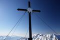 Schlielich stehe ich beim aussichtsreichen Gipfelkreuz auf der Hochhaide.