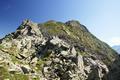 Das Blockgestein im letzten Abschnitt beim Aufstieg auf die Kreuzhhe.