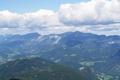 ... im Nordwesten die erst krzlich (12.07.2009) besuchten Gipfel des Hohen Nock und Hagler im Sengsengebirge nrdlich von Windischgarsten ...