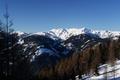 Ausblick zum Schigebiet um das Grieenkareck zwischen Flachau(winkl), Wagrain und Kleinarl.