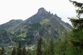 Markant zeigt sich der Hintere Geistein, den ich am 09.06.2007 von der anderen Seite ber den Tauernkarsee erstiegen habe.