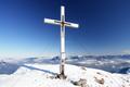 Das Gipfelkreuz am Groen Maiereck ist erreicht.