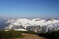 ... mit Ausblick auf Loser, Hochanger, Atterkogel, Greimuth und Bruningzinken im Nordwesten.