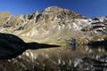 Und der Ausblick ganz oben beim grten Wildkarsee mit der darber aufragenden Huselspitze ist einfach berwltigend.